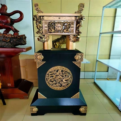 銅鼎擺件 黃銅鼎盛千秋擺件純辦公室開業禮品家用落地司母戊鼎大
